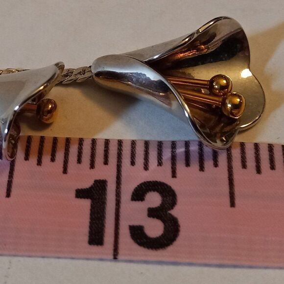 Avon Flower Lily Bell Lariat Necklace - Picture 5 of 6